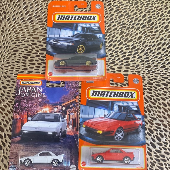 Matchbox Toyota MR2 & Subaru SVX Bundle - Picture 1 of 1